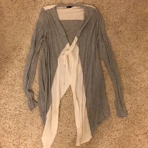 Long open front sweater from the Limited